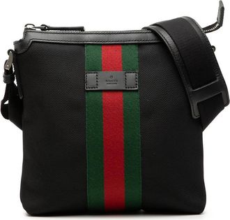 Gucci Pre-owned Gucci Techno Canvas Web Messenger Bag Ladies KPJDRPLE0K0JW5FF