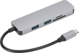 OEM Concentrador Usb Para Port&aacute;til, Multipuerto, Aleaci&oacute;n De Aluminio, Adaptador De Transmisi&oacute;n Extendida, Velocidad De Transmisi&oacute;n De 5 Gbps, Compatible 