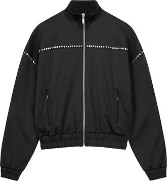 Rough. Giacca sportiva con borchie - Nero