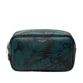 Saint Laurent Pre-owned Pouch - - Pre-owned - Donna - Blu - ONE SIZE