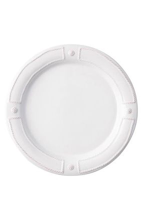 Juliska Berry & Thread French Panel Ceramic Salad Plate in Whitewash at Nordstrom