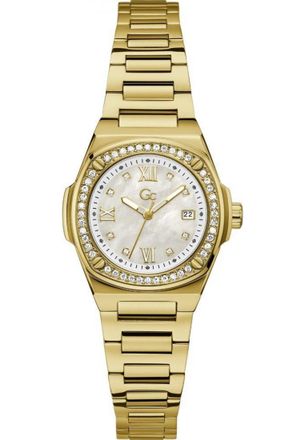 Gc Gc Womens Z12005L1MF Ladies Watch - Gold - One Size
