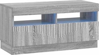vidaXL Mueble De Tv Led Sonoma Gris Madera De Ingenier&iacute;a Vidaxl