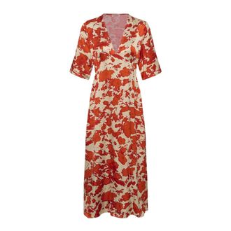 Soaked In Luxury Zaya Printed Shirt Dress - Dames - Casual kleedjes - Veelkleurig - XS - Kleedjes
