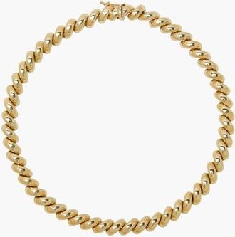 Anine Bing Spiral Necklace in Yellow Gold at Nordstrom