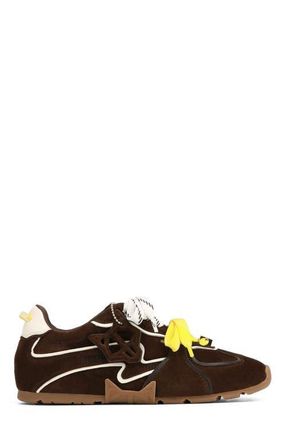 Naked Wolfe Adored Mesh Sneaker in Brown Suede at Nordstrom, Size 10.5