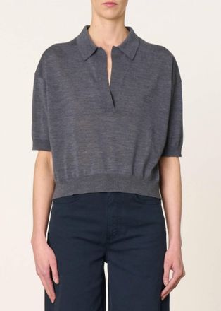 Vanessa Bruno Faby Knit Sweater In Grey