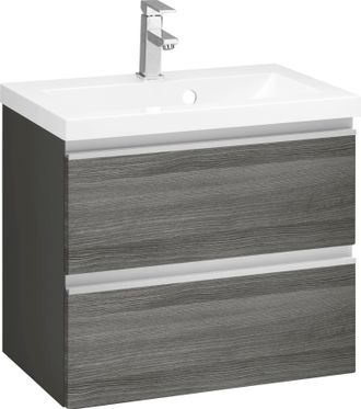 WELLTIME Waschbeckenunterschrank »Ohio« Badmöbel, Waschtisch inkl. Waschbecken, Breite 60 cm