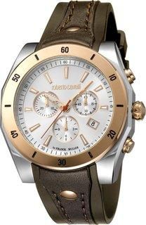 Roberto Cavalli by Franck Muller Chronograph Quartz Silver Dial Mens Watch EMLFAG-IFABX-FM212