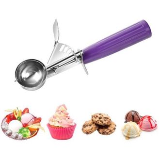 OEM Cuchara Peque&ntilde;a Para Helado Con Gatillo - 40 Mm - Acero Inoxidable - 23 Ml