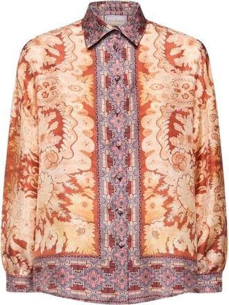 Pierre-Louis Mascia Aloe Longsleeve Shirt - Dames - Overhemden - Geel - XS - Overhemden