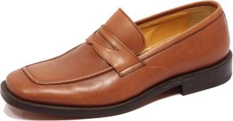 Geox Vintage Effect Loafer Schoen - Heren - Loafers - Bruin - 45 EU - Leer - Schoenen