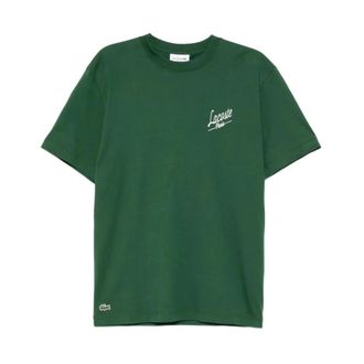 Lacoste Hombre, Camisetas, Verde, Talla: XL