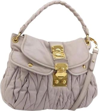 Miu Miu Borsa a spalla Pre-owned - - Pre-owned - Donna - Beige - ONE SIZE