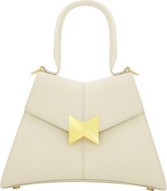 Mac Duggal Angular Small Leather Handbag