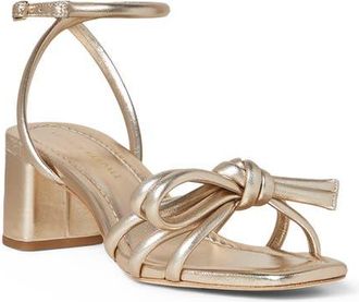Loeffler Randall Ankle Strap Block Heel Sandal in Champagne at Nordstrom, Size 10.5