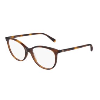 Gucci Glasses, unisex, Brown, Size: 53 MM Optical Frame