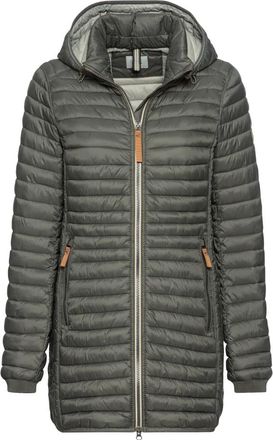 Camel Active Gerecyclede Polyamide Pufferjas - Dames - Parka Jassen - Groen - L - Polyester - Jassen