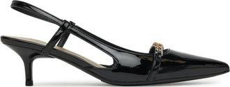 Pinko Gloria 05 - Dames - Pumps - Zwart - 39 EU - Leer - Schoenen