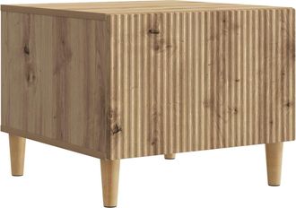 vidaXL Mesa De Caf&eacute; Roble Artisan 49 X 50 X 40 Cm Madera De Ingenier&iacute;a Vidaxl