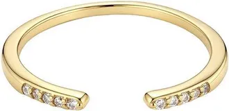 Adornia Adornia 14K Plated Open Cz Band
