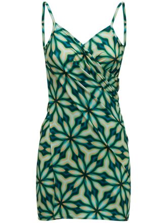 Gimaguas Pareo Printed Tech Mini Dress