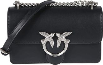 Pinko Pinko, Dames, Tassen, Zwart, Maat: ONE Size Katoen