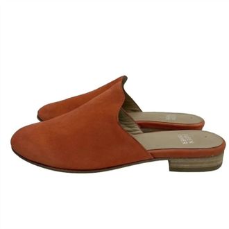 Eileen Fisher Womens Peach Slip-On Mule In Brown