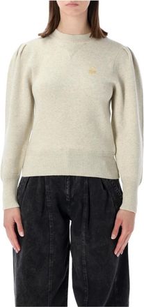 Isabel Marant Round-neck Knitwear, female, Gray, M, Kelaya Jumper