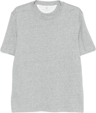 Brunello Cucinelli Linen Blend T-Shirt-Uomo