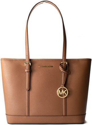 Michael Kors Brown Canvas Tote Womens Bag