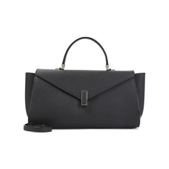 Valextra Black Iside Editor Satchel