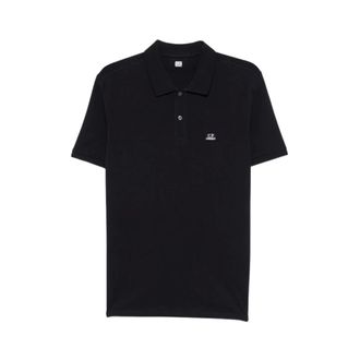 C.P. Company Polo Shirts, male, Blue, Size: 2XL Polo - Short Sleeve