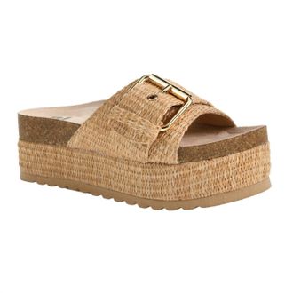 Dirty Laundry Womens Palm Island Platform Sandal In Natural Raffi