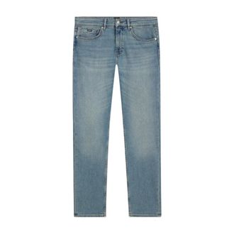 HUGO BOSS Hugo, Slim-fit Jeans, male, Blue, Size: W40 L32 H-Re.Maine Tapered Jeans