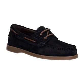 GANT Yardport Boat Shoe - Heren - Bootschoenen - Blauw - 44 EU - Leer - Schoenen