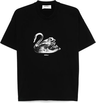 Seen Users T-shirt Black Swan - Nero