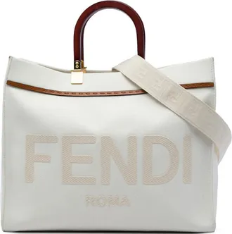 Fendi Pre-owned Fendi Medium Canvas Sunshine Shopper Tote Ladies TFQ6MVYR7NHO4GR0