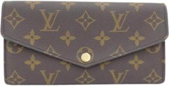 Louis Vuitton Pre-owned Long Wallet (bi-fold) - Dames - Vintage Accessoires - Bruin - ONE Size - Vintage