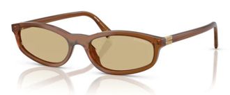 Miu Miu Eyewear MUA06S Sunglasses - Brown