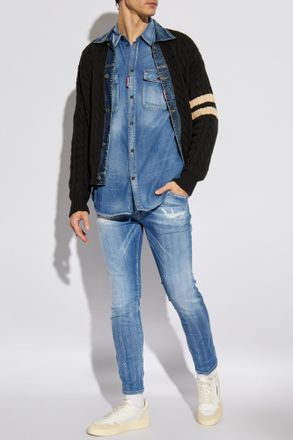 Dsquared2 Denim Shirt, Mens, Blue