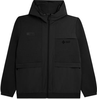 Freddy Felpa Zip Cappuccio con Inserti Nylon Rip-Stop