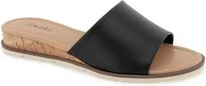 Esprit Delaney Slide Sandal in Black Pu at Nordstrom Rack, Size 7.5