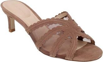 Pelle Moda Vione Kitten Heel Slide Sandal in Taupe at Nordstrom, Size 5.5