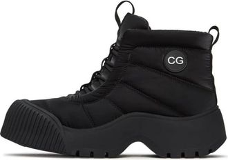 Cesare Gaspari Schoenen, Dames, Zwart, 38 EU, Chunky veterlaarzen Mirai