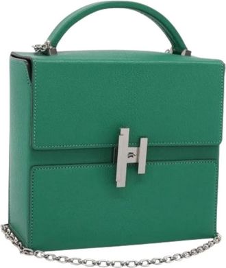 Herm&egrave;s Borsa Pre-owned - - Pre-owned - Donna - Verde - ONE SIZE