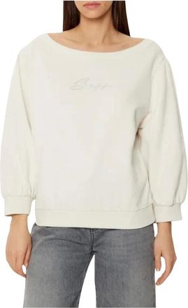 HUGO BOSS Mujer, Sudaderas, Blanco, Talla: S
