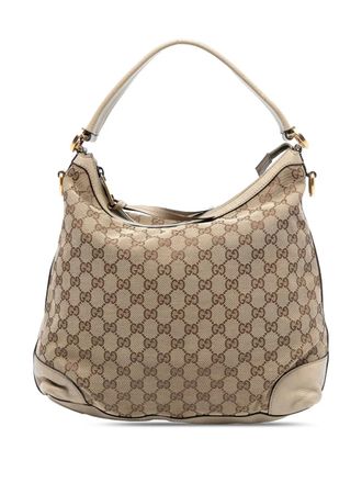 Gucci 2016-2025 Small GG Canvas Miss GG Hobo satchel - Brown
