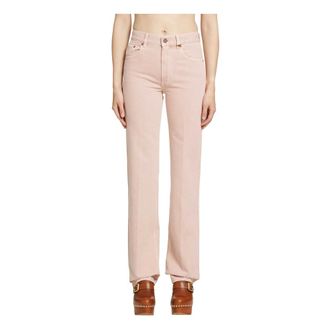 Chlo&eacute; Straight Jeans - female - Chlo&eacute; - Straight Fit Jeans - Pink - W25 - Jeans