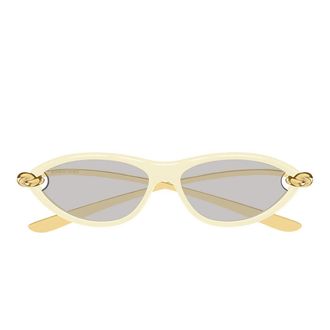 Bottega Veneta Sunglasses Bv1390 S 007 Beige/Gray Women